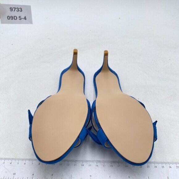 FSJ Royal Blue Knot Kitten Heels - Picture 7 of 8